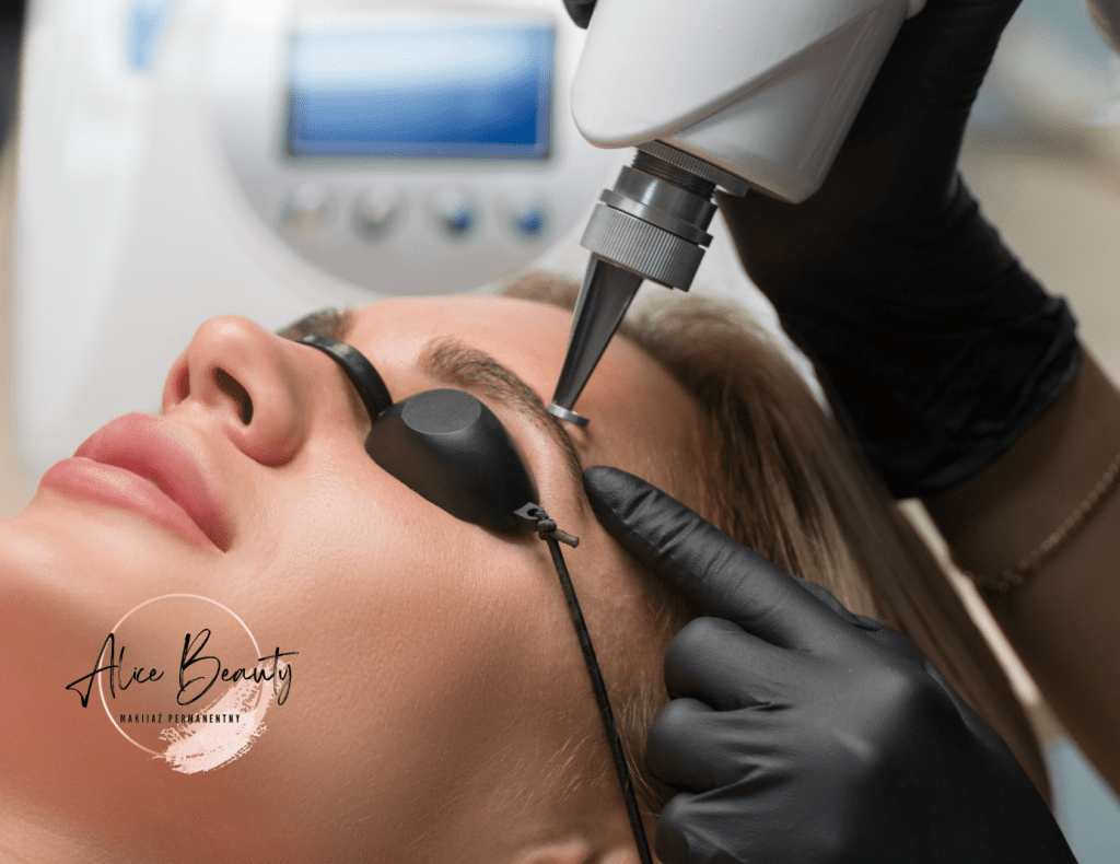 usuwanie makijażu permanentnego